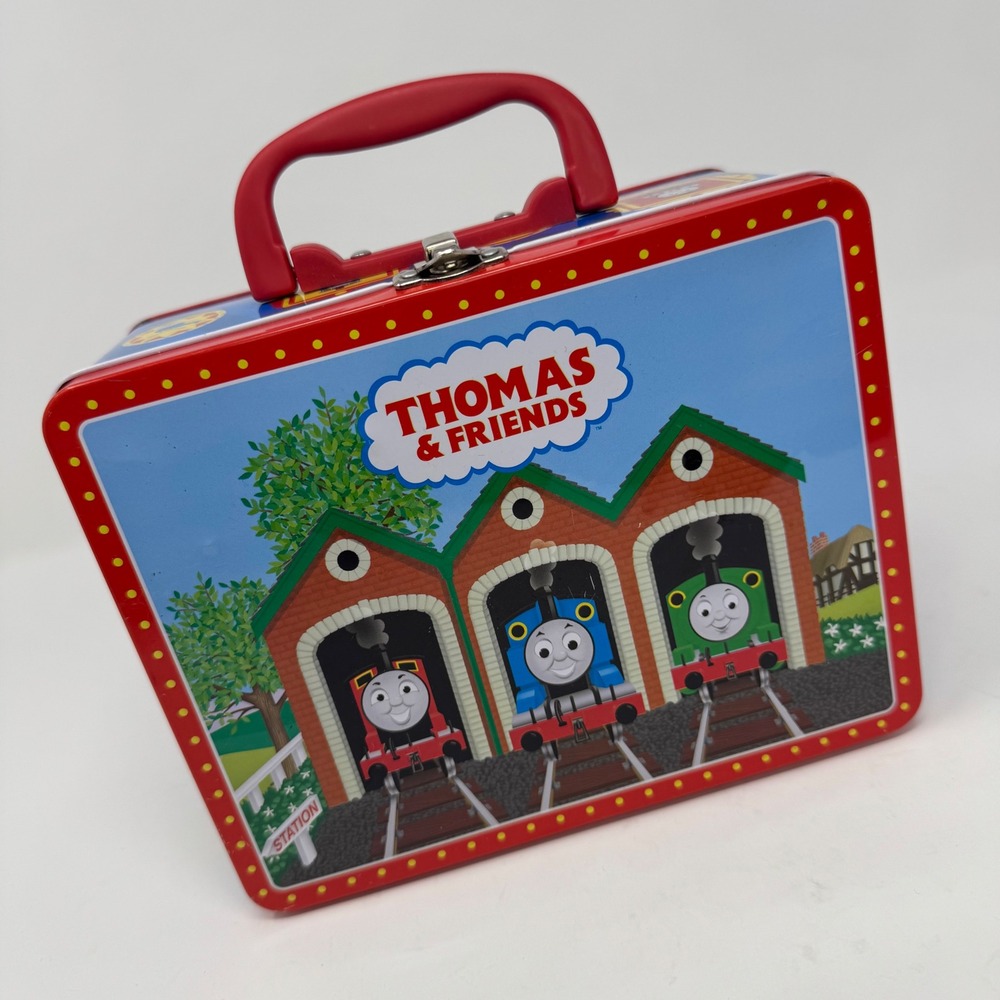 Vintage Thomas and Friends Metal Lunch Box 2001 Schylling Tin | Percy James Case